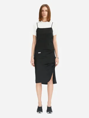 005 - Satin Lacing Slip Dress