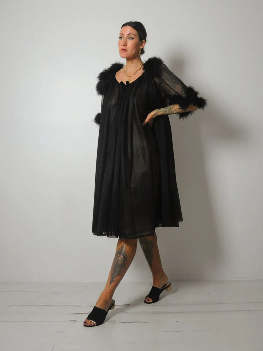 1960's Peignoir Slip Set