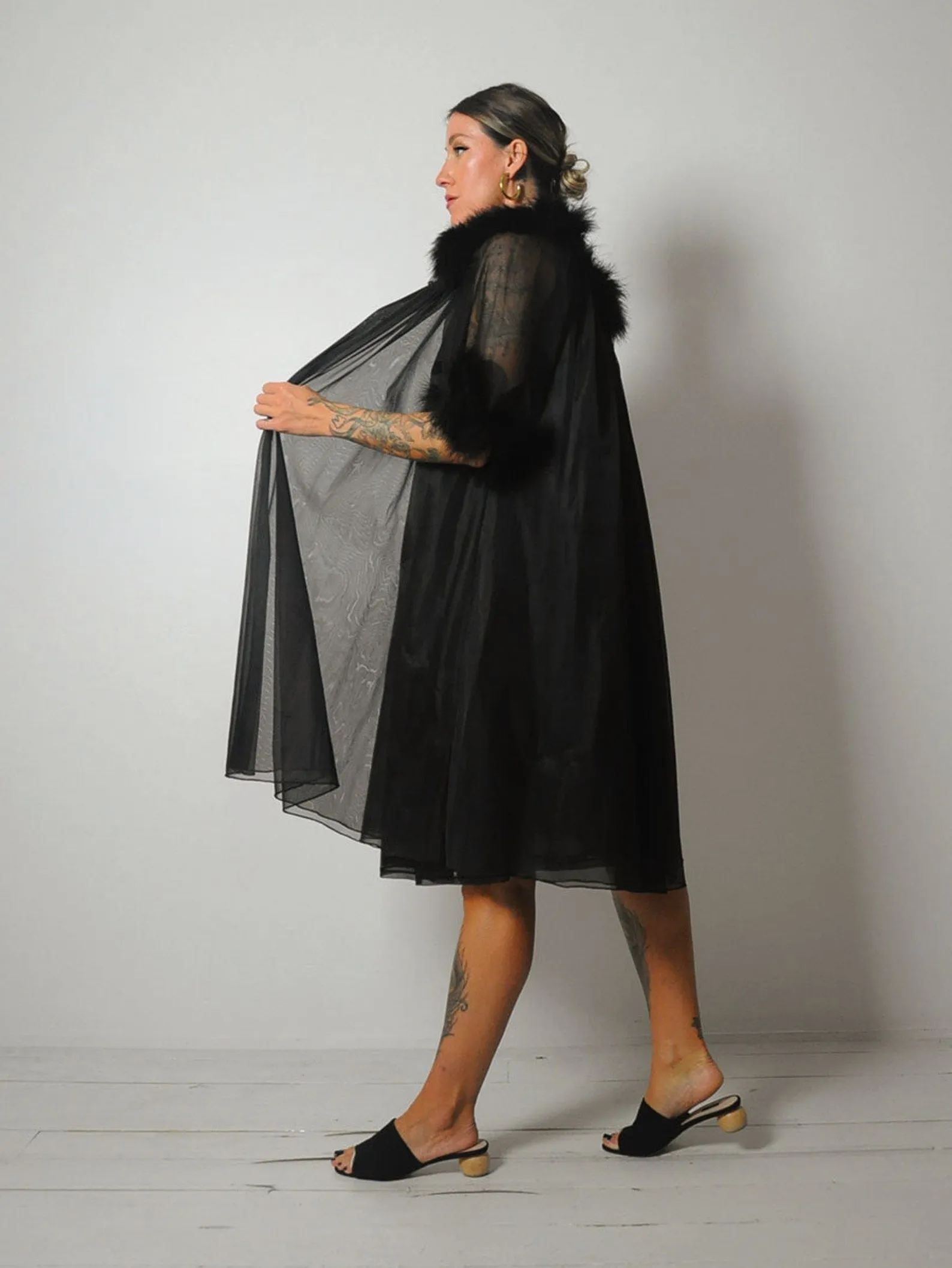 1960's Peignoir Slip Set