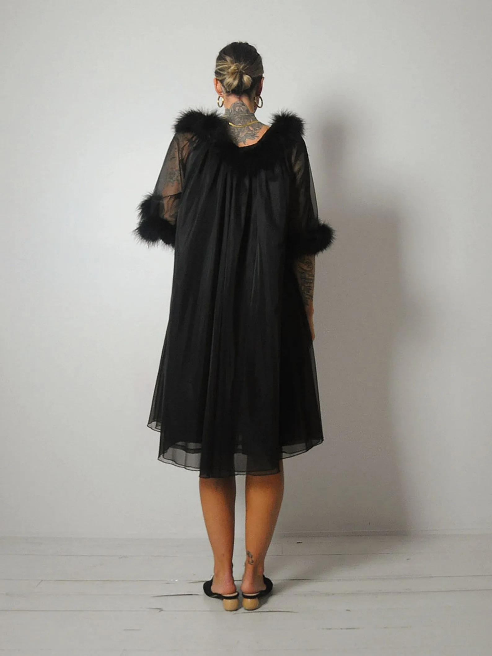 1960's Peignoir Slip Set