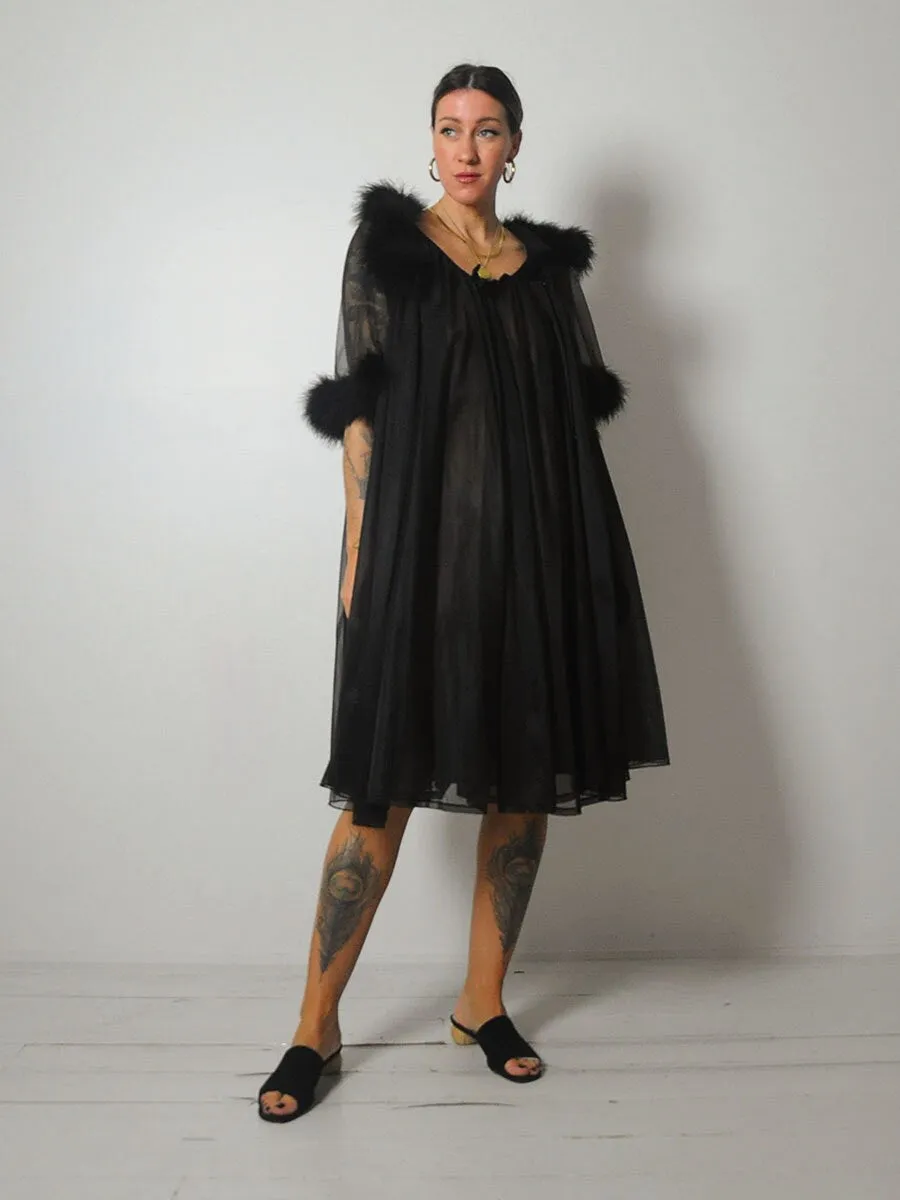 1960's Peignoir Slip Set