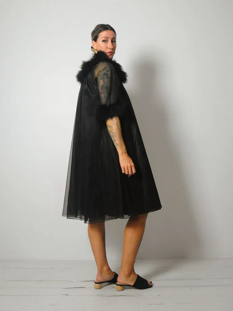 1960's Peignoir Slip Set