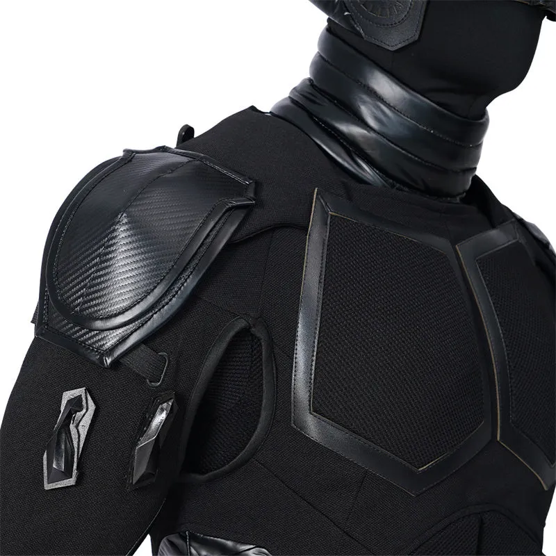 2023 The Boys Season 4 Black Noir Cosplay Costume Superhero Black Jumpsuit Bodysuit
