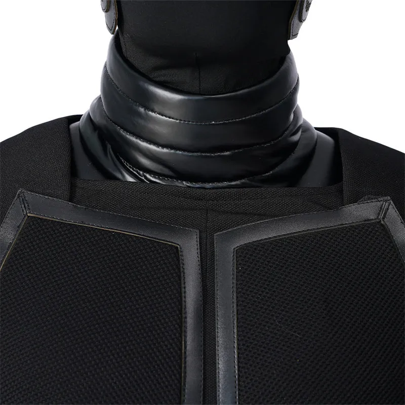 2023 The Boys Season 4 Black Noir Cosplay Costume Superhero Black Jumpsuit Bodysuit