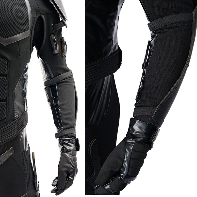 2023 The Boys Season 4 Black Noir Cosplay Costume Superhero Black Jumpsuit Bodysuit