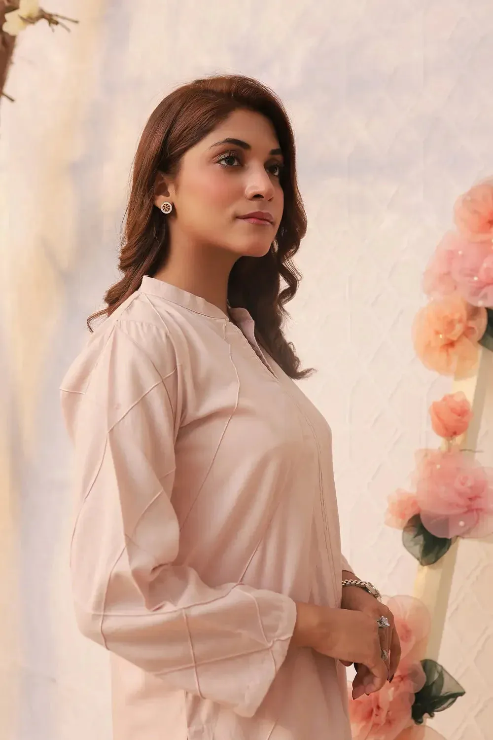 2PC Stitched Cambric Suit KST-24052
