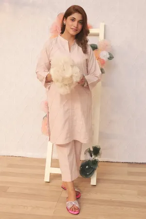 2PC Stitched Cambric Suit KST-24052