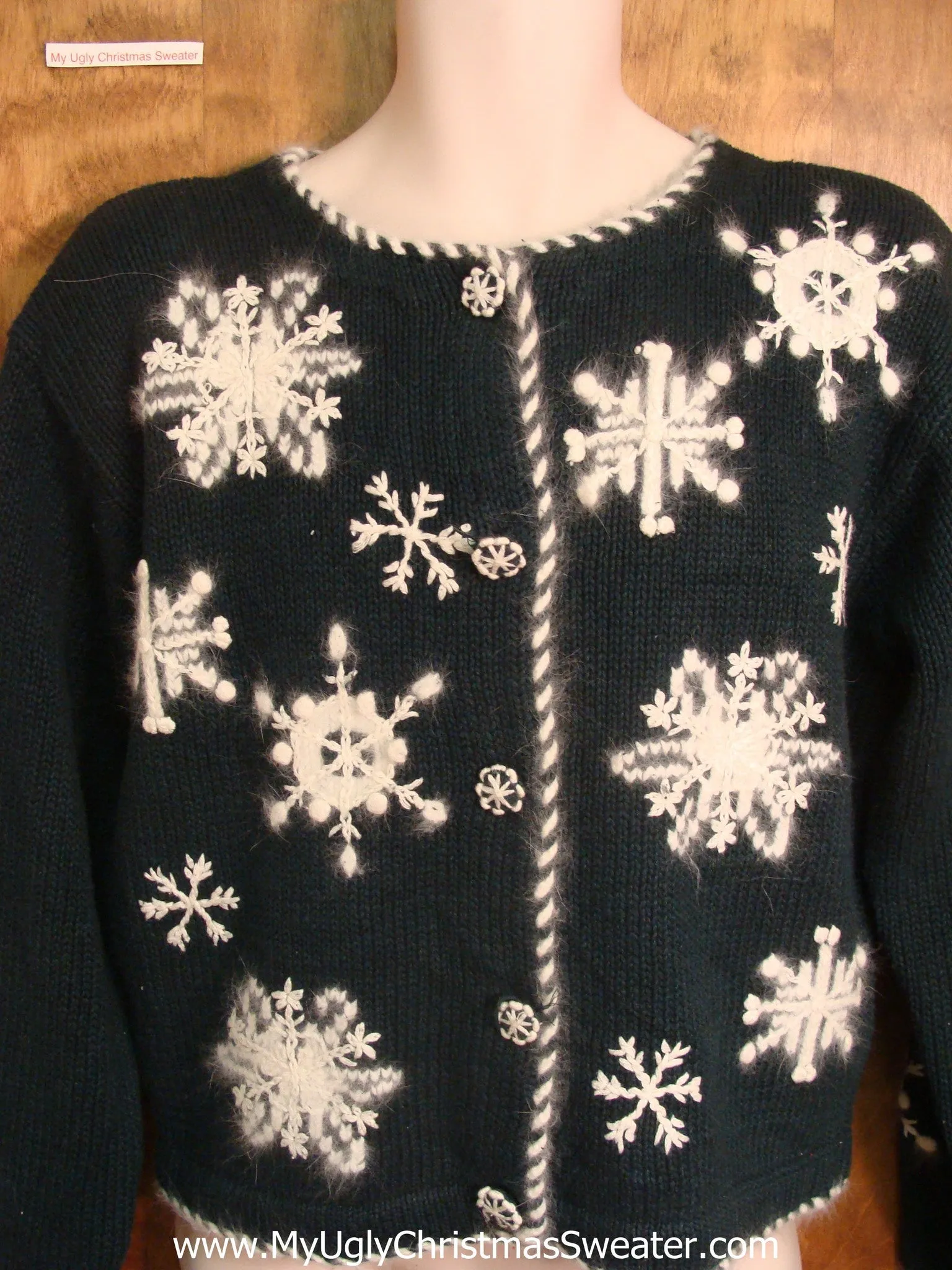 80s Snowflakes Bad Christmas Sweater