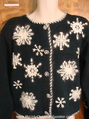 80s Snowflakes Bad Christmas Sweater