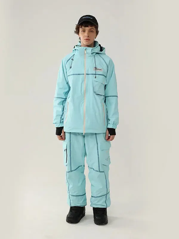 Adult Winter Cargo Snow Suits Fashion Outdoor Ski Suits