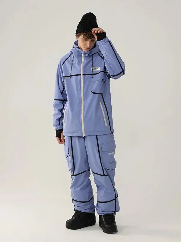 Adult Winter Cargo Snow Suits Fashion Outdoor Ski Suits