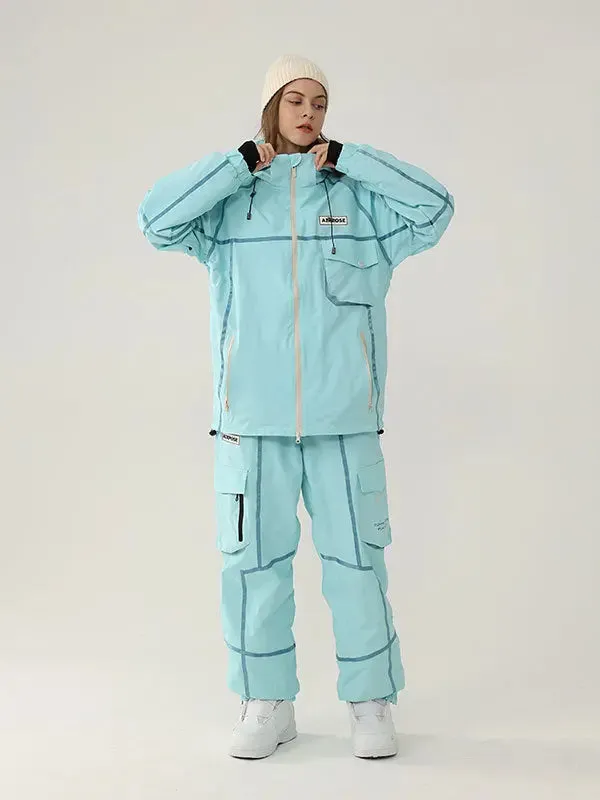 Adult Winter Cargo Snow Suits Fashion Outdoor Ski Suits