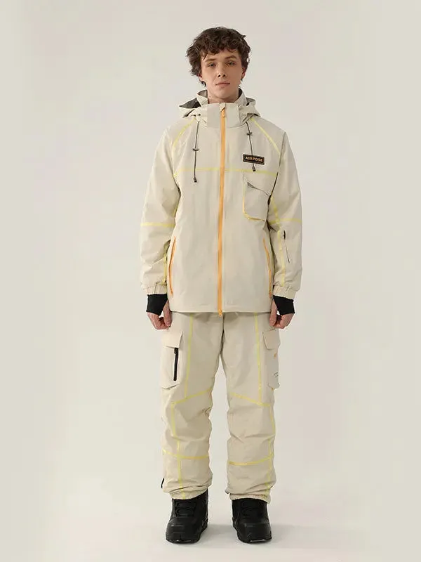 Adult Winter Cargo Snow Suits Fashion Outdoor Ski Suits