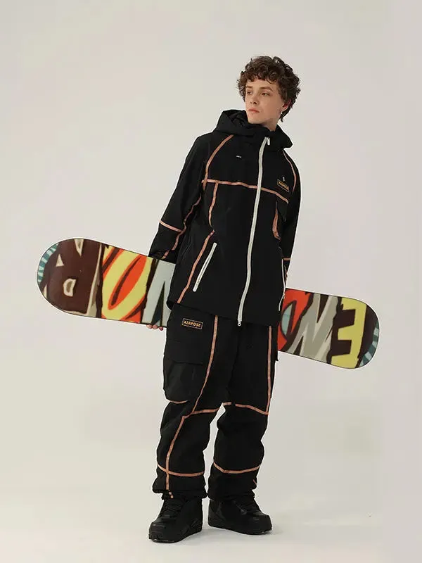 Adult Winter Cargo Snow Suits Fashion Outdoor Ski Suits