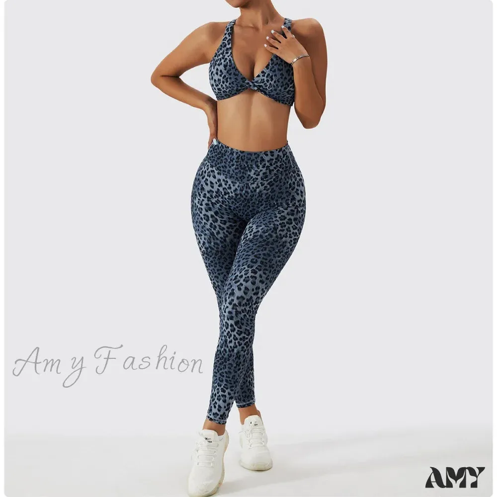 Amy Fashion - Yoga Pants Nylon Workout Elastic Gym Leggins