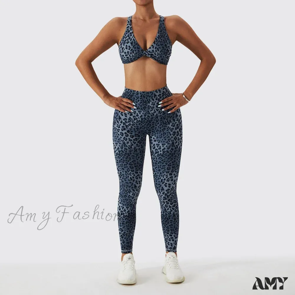 Amy Fashion - Yoga Pants Nylon Workout Elastic Gym Leggins
