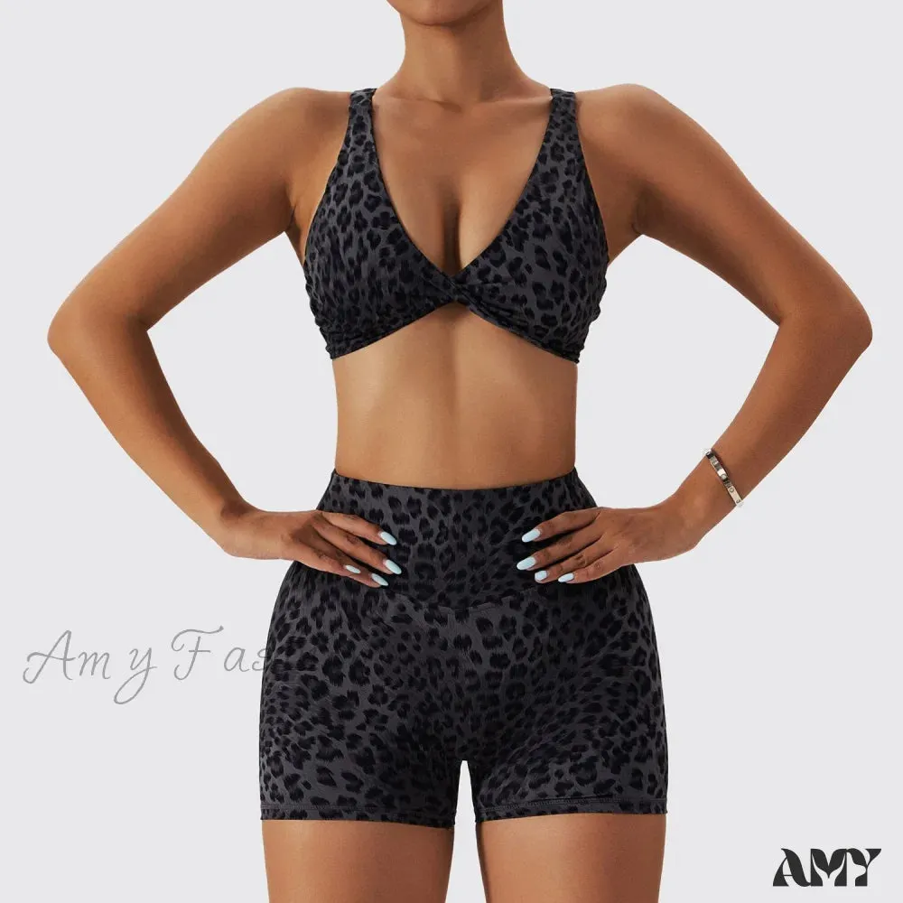 Amy Fashion - Yoga Pants Nylon Workout Elastic Gym Leggins