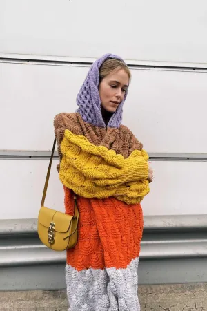 Annabel Colourful Cashmere Coat