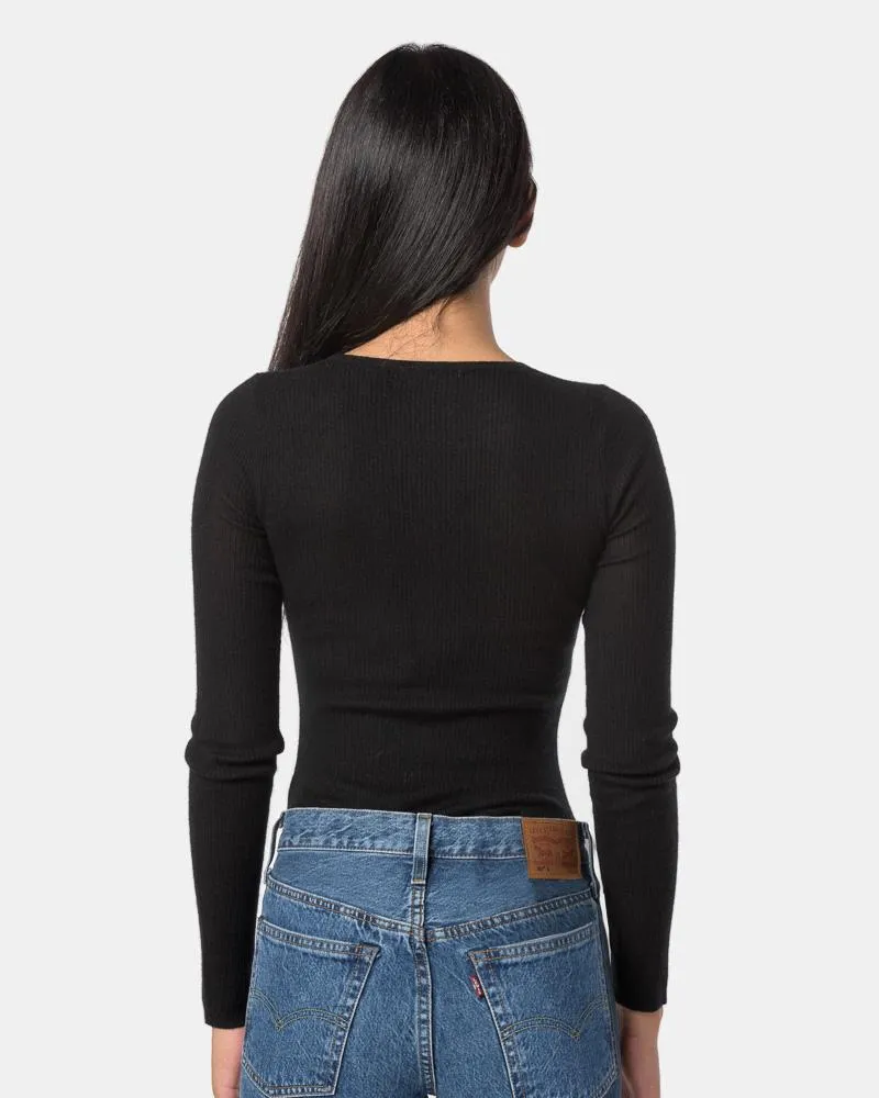 Bessie Bodysuit in Noir