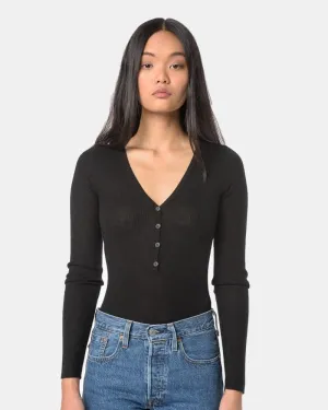 Bessie Bodysuit in Noir
