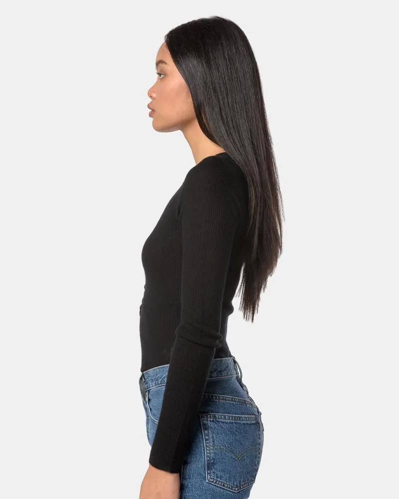 Bessie Bodysuit in Noir