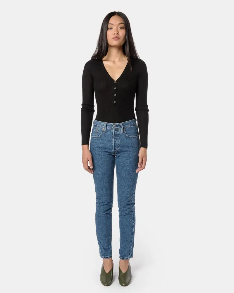 Bessie Bodysuit in Noir