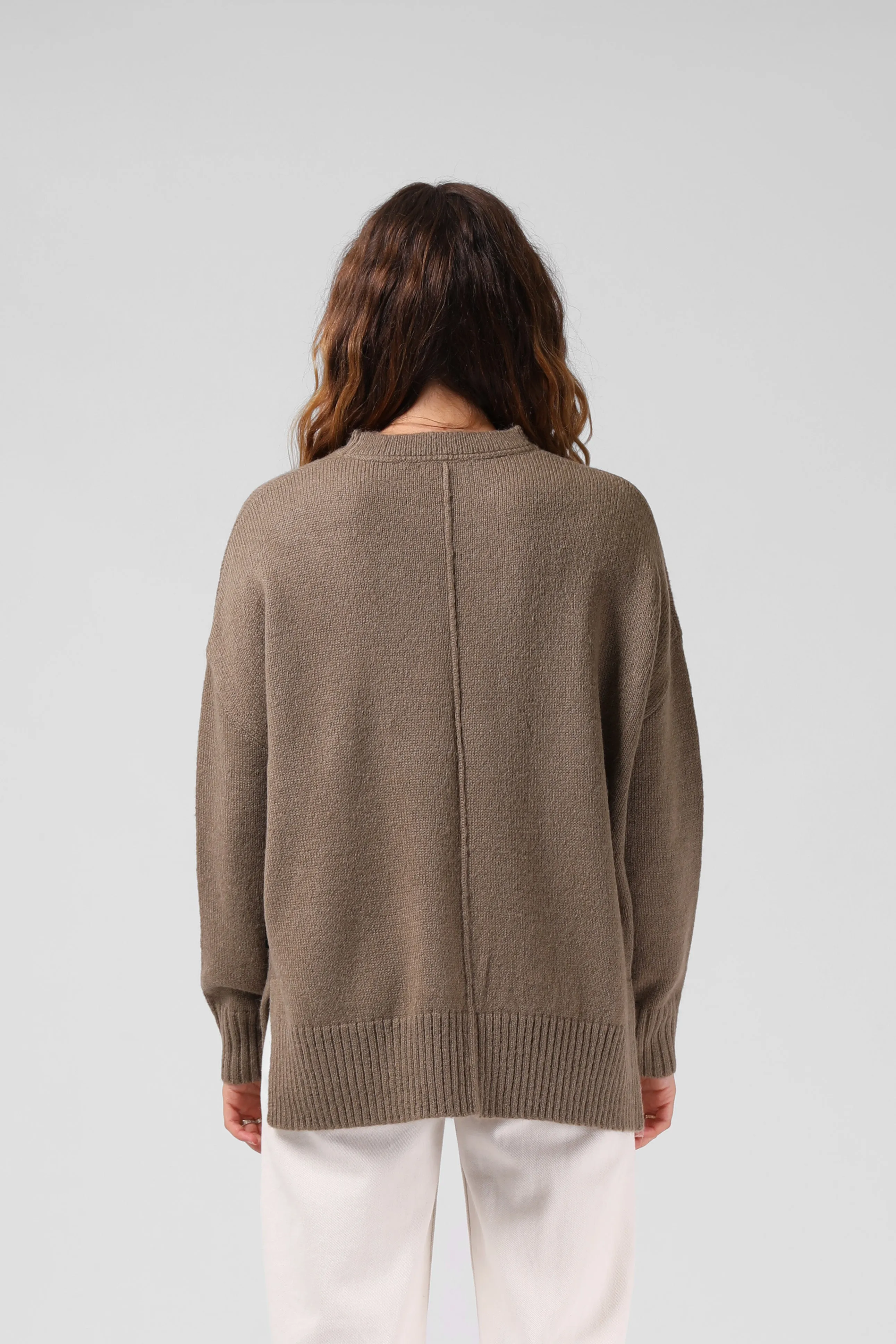 Billie Knit - Olive Marl