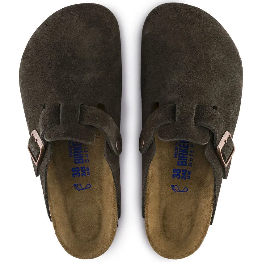 Birkenstock Boston - Mocha | Suede Leather 660463