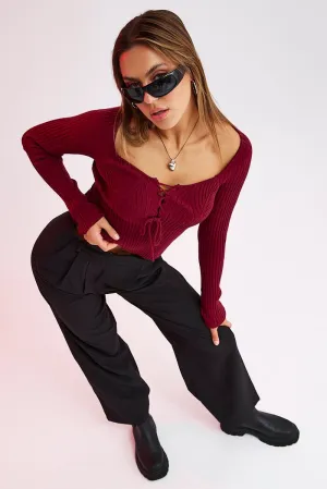 Black Wide Leg Pants Mid Rise