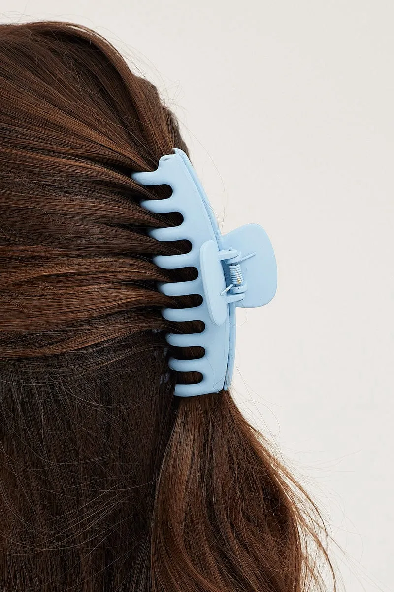 Blue Classic Claw Clip