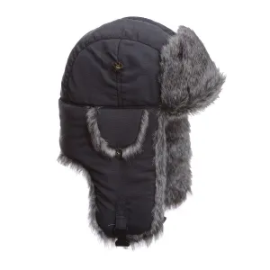 Bomber with Faux Fur - Grey Supplex