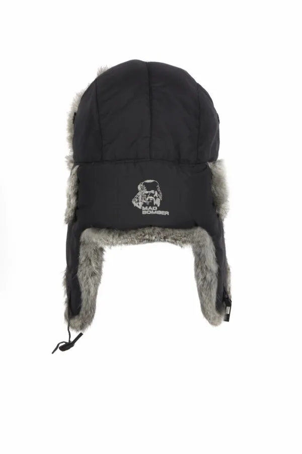 Bomber with Faux Fur - Grey Supplex