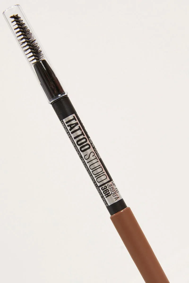 Brown Maybelline Tattoo Brow Pencil Brown
