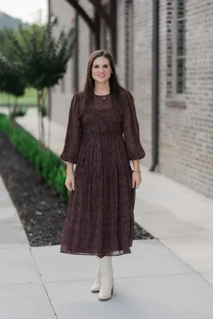 Burnt Embers Maxi Dress