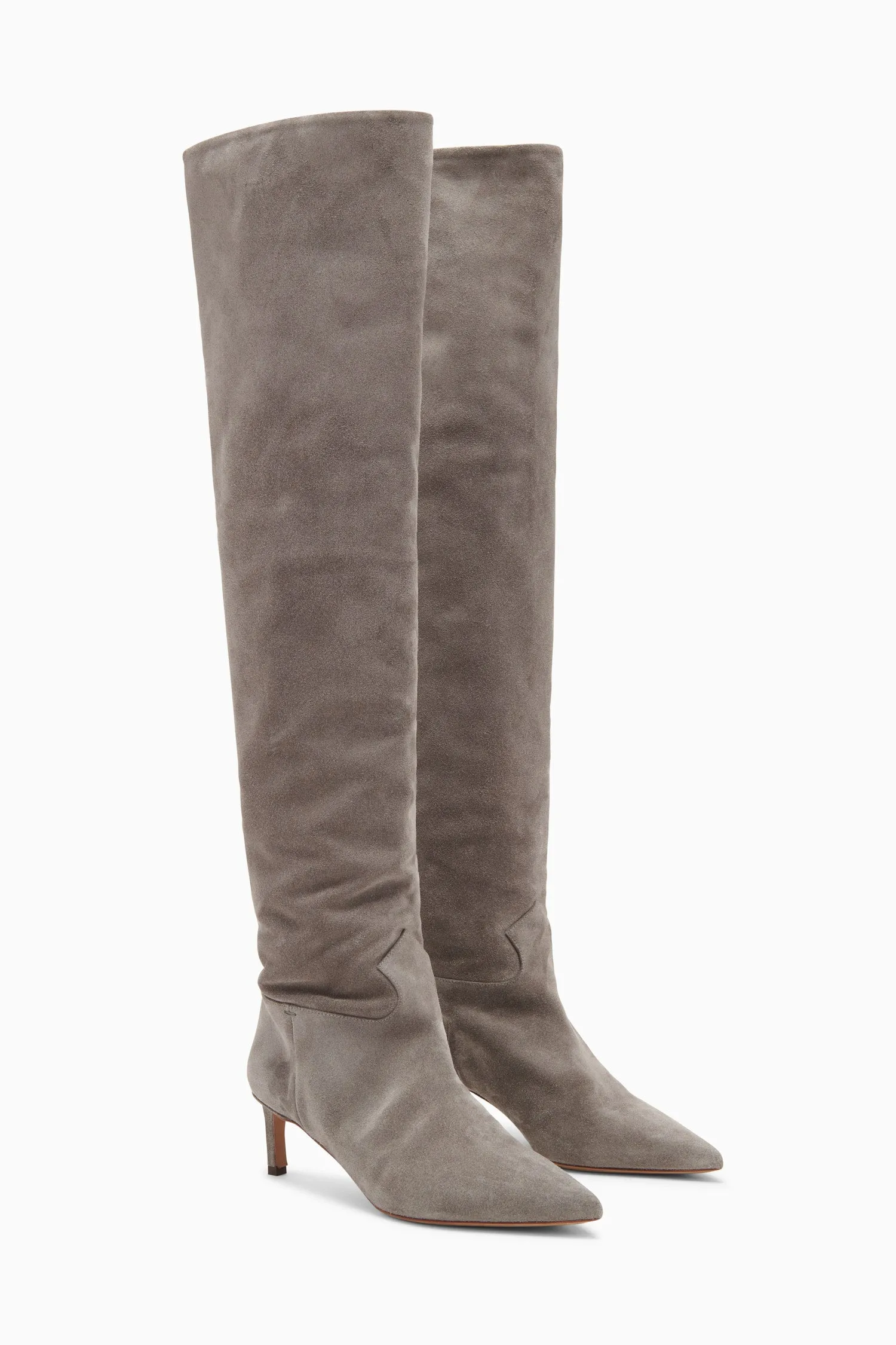 Carolina Mid Heel Boot - Dove