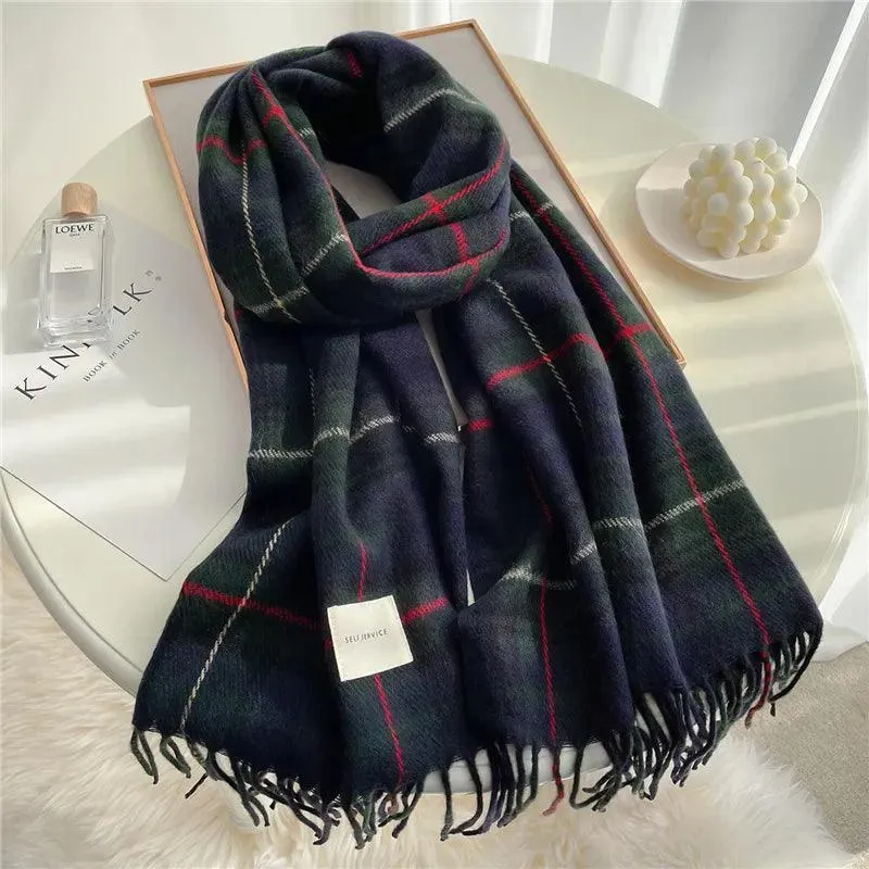 Cashmere Blend Winter Fashion Scarf: Stylish Wrap for All
