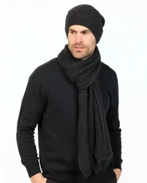 Charcoal Slouch Scarf - NX876