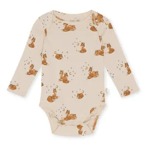 Classic Long Sleeve Baby Bodysuit Gots - Foxie