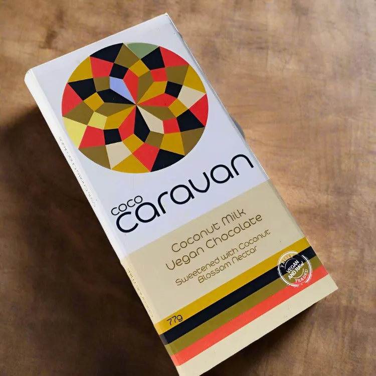 Coco Caravan Coconut milk vegan chocolate bar 77g