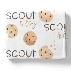 Cookie Crumble Personalized Toddler Blanket