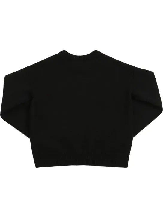 Dolce&amp;Gabbana   Logo intarsia wool sweater 