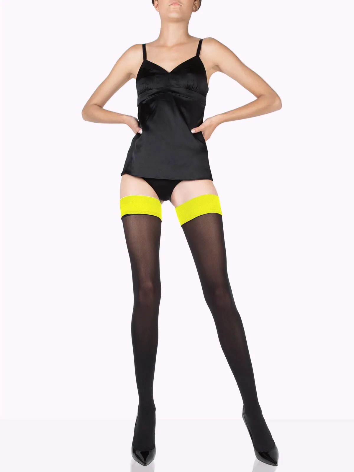 ELETTRA Matte Thigh Highs