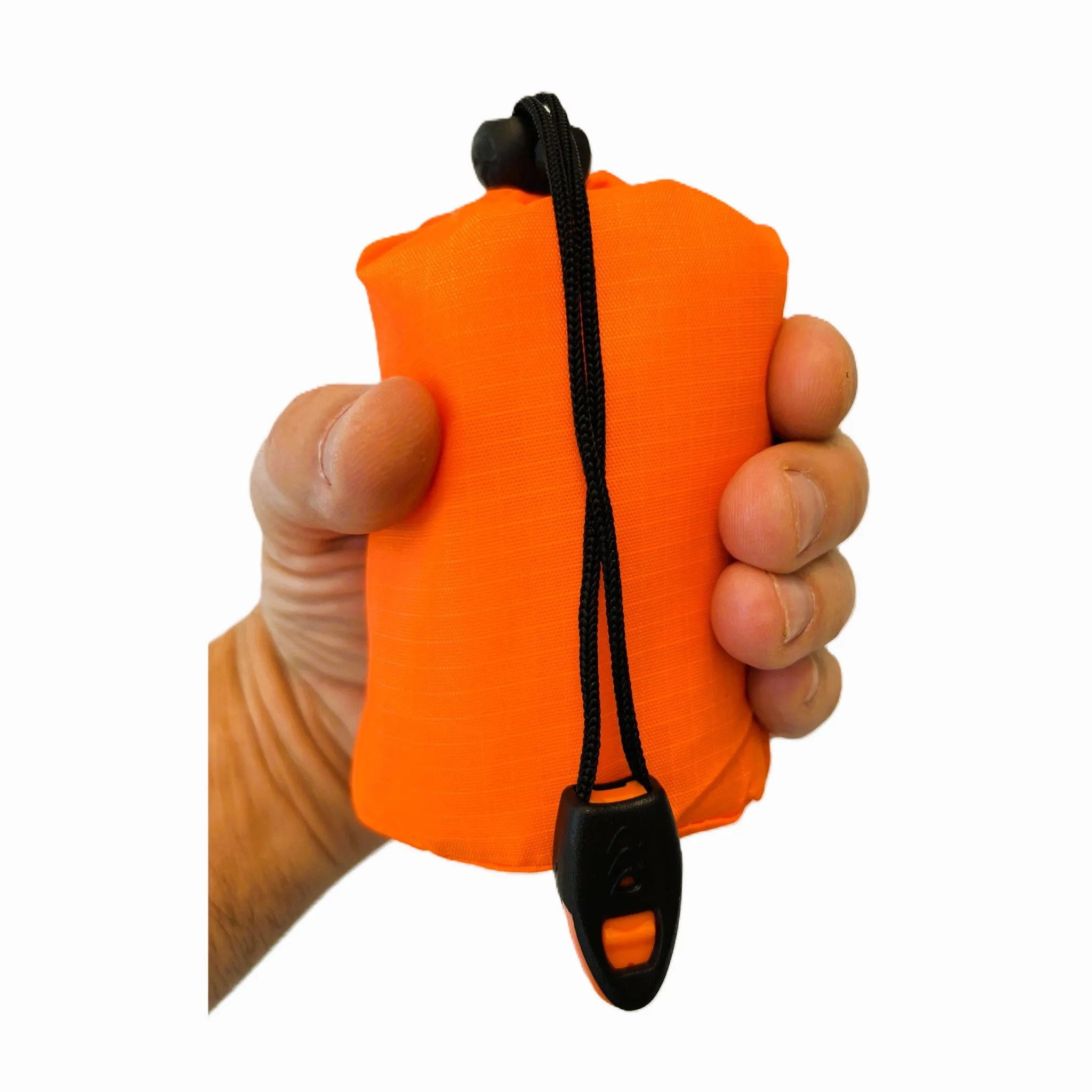 Emergency Bivvy Sack with rescue whistle