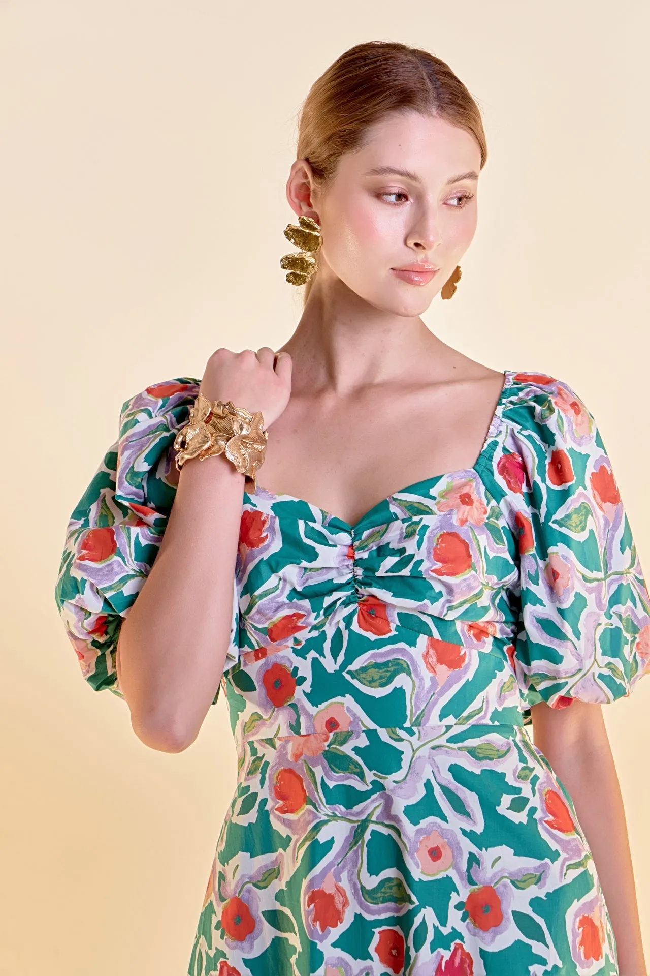 English Factory - Tie Back Maxi Dress