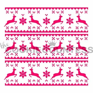 Fair Isle Sweater Stencil