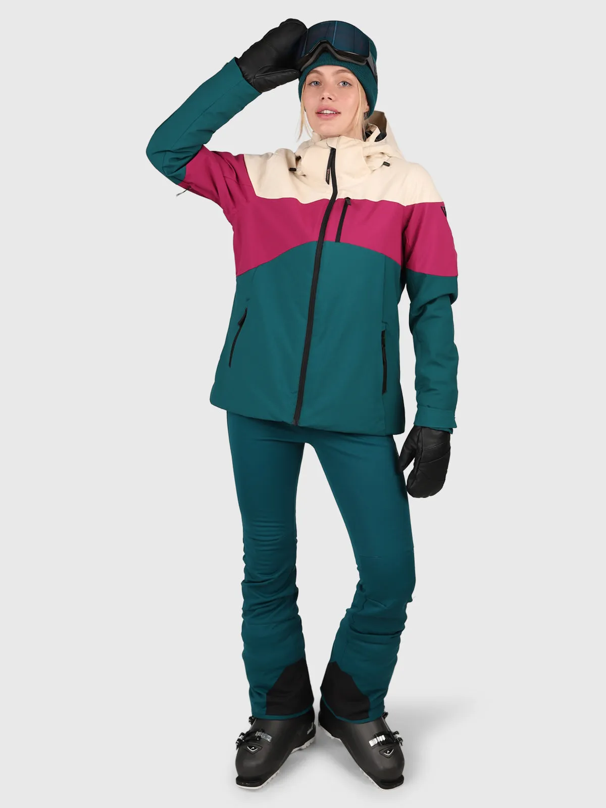 Fastonia Women Snow Jacket | Evergreen