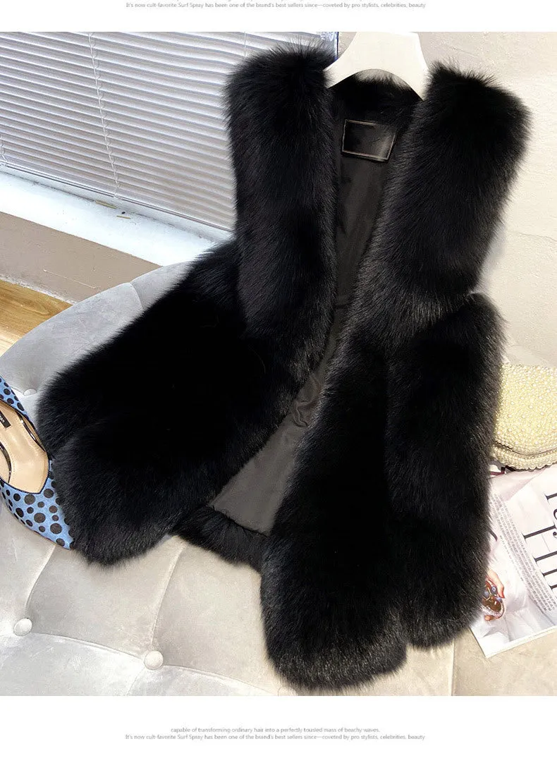 Faux Fur Elegant Vest