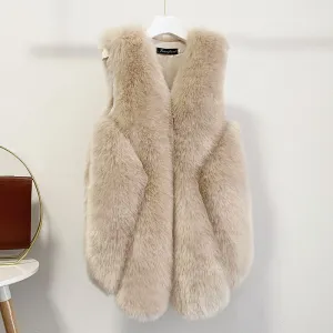 Faux Fur Elegant Vest