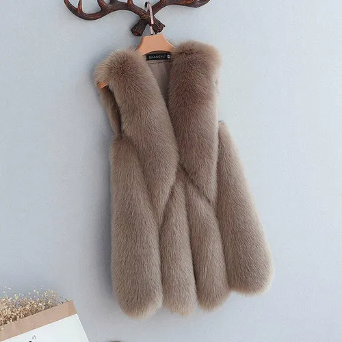 Faux Fur Elegant Vest