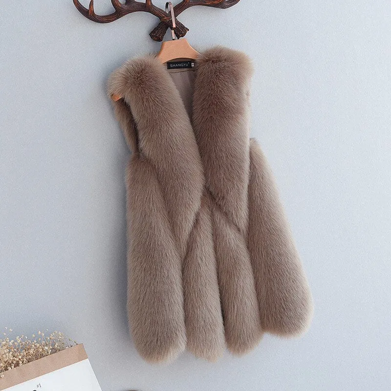 Faux Fur Elegant Vest